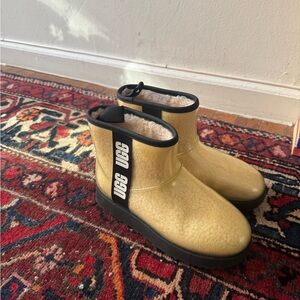 UGG plastic covered  Shearling Boots